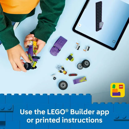 LEGO City 60485 Hot Rod - Race Car Toy w/a Driver Minifigure & Folding Roof - Fine Motor Skills Building Set - Small Birthday Gift Idea for 5+ Year Old Boys