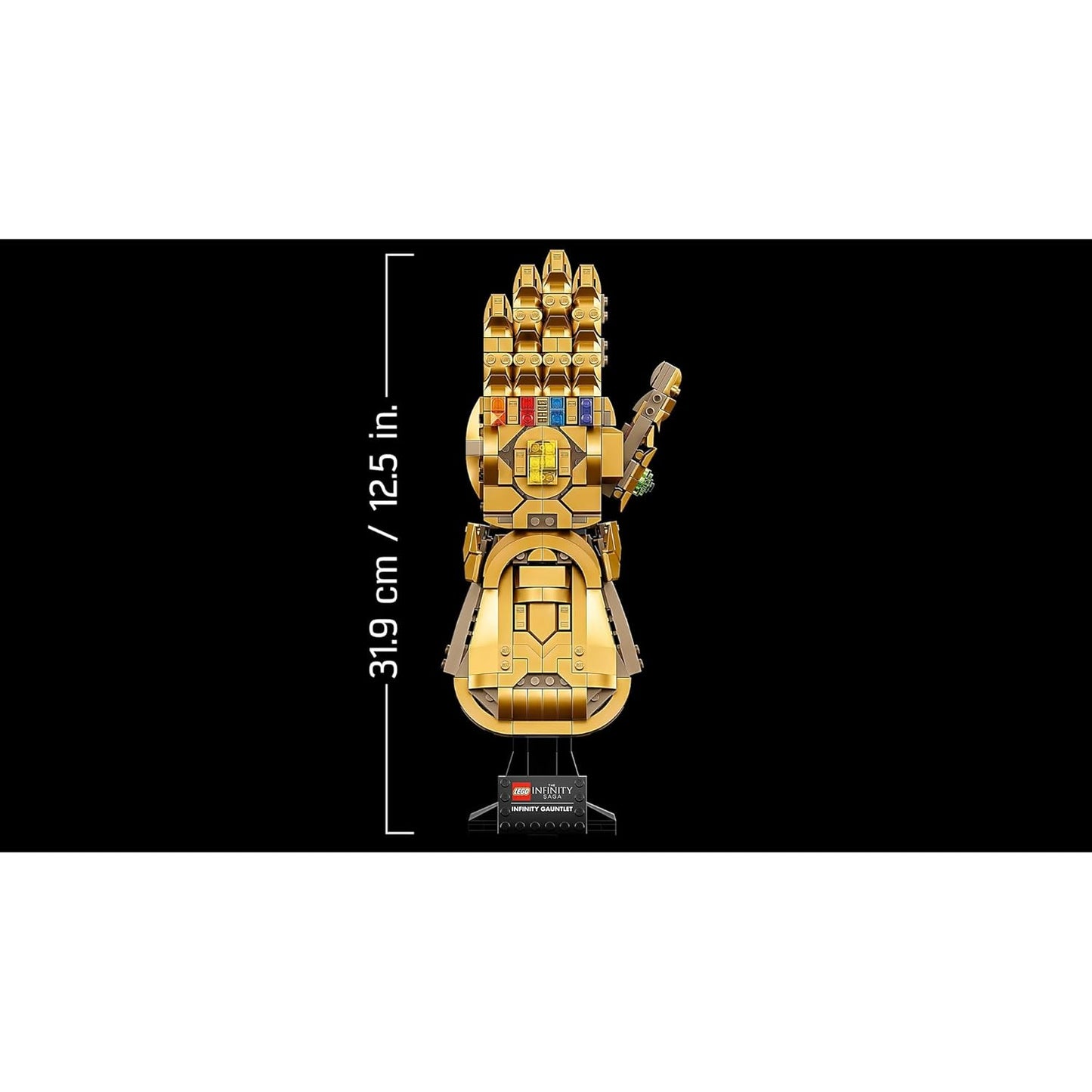 LEGO 76191 Marvel Infinity Gauntlet Building Set for Adults – Thanos Infinity Stones Collectible Display Model (590 Pieces)