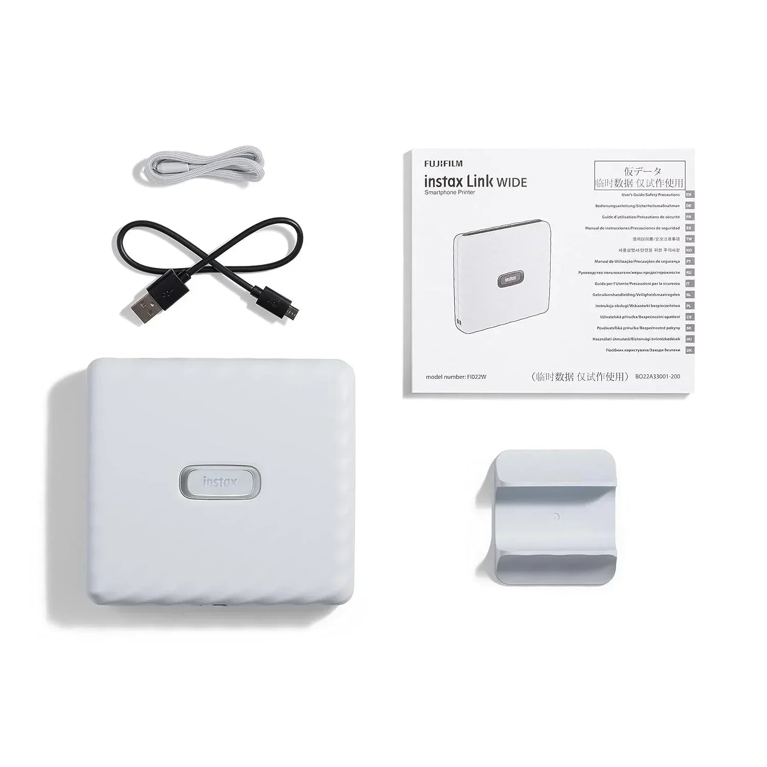 Fujifilm Instax Wide Link Smartphone Instant Photo Printer - White - Jaiman Toys