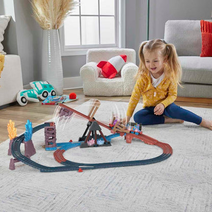 Fisher-Price Thomas & Friends Crystal Caves Adventure Set – Motorized Thomas Train Track Playset