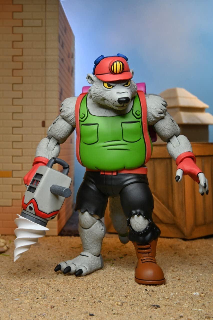 NECA Teenage Mutant Ninja Turtles Cartoon Dirtbag & Groundchuck 2-Pack 7-Inch (18cm) Action Figures - Jaiman Toys