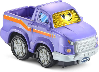 VTech Go! Go! Smart Wheels Family Adventure 2-Pack | Interactive SmartPoint Family Car & Pickup Truck with Lights, Sounds & Educational Phrases for Toddlers