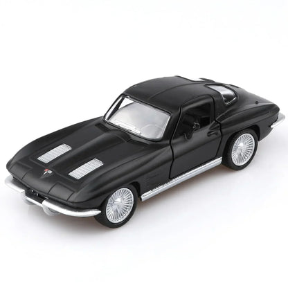 RMZ City 1:36 1963 Chevrolet Corvette Stingray Openable Window Die-Cast Car | Pull Back Classic Model