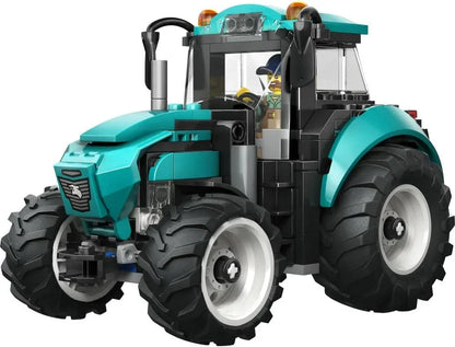 LEGO 60498 City Tractor Toy - Farm Vehicle Model Building Kit with a Farmer Minifigure - Birthday Gift Idea for 6+ Year Old Boys and Engineering Fans