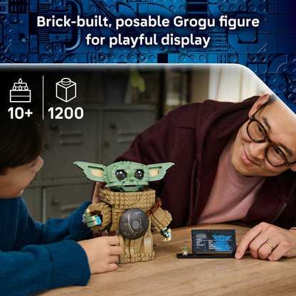 LEGO 75446 Star Wars Grogu (Mandalorian Apprentice) Toy - Display Figure Model Kit w/Beskar Armour for Kids' Room Decor - Gift Idea for 10+ Year Old Boys, Girls
