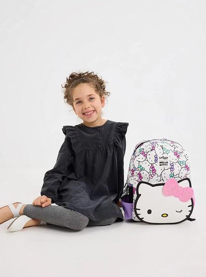 Smiggle Hello Kitty Kids Backpack | Cute Cartoon School Bag with Bow Design