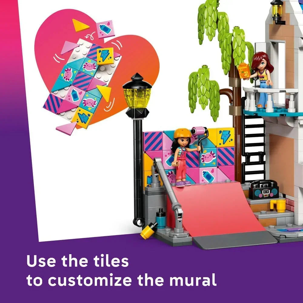 LEGO Friends 42687 Liann's Family House Toy - Miniature Set incl. a Garden, 4 Mini Dolls, Pet Axolotl & Gecko Animal Figures and Accessories - Birthday Gift for 7+ Year Old Girls
