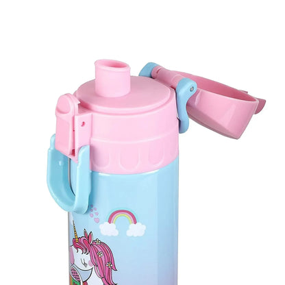 Stainless Steel Bottle for Kids - 500ml, Leakproof & Durable (Unicorn) - Jaiman Toys