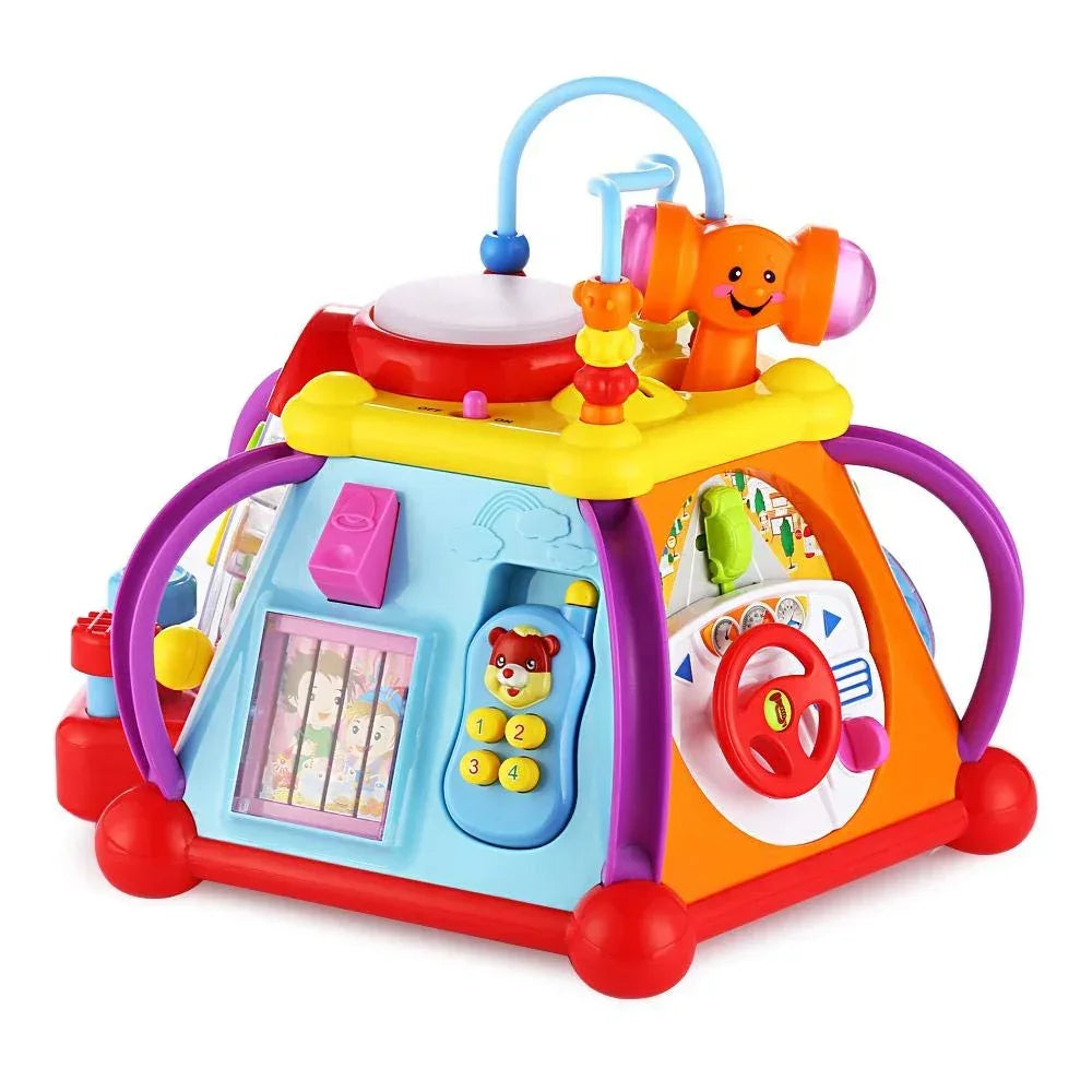 Hola 806 Baby Cube Play Center Toy with 15 Dynamic Games - Jaiman Toys