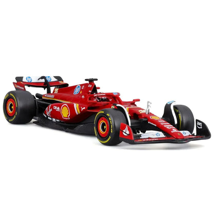 Bburago 1:24 Ferrari SF-24 #16 Charles Leclerc 2024 F1 Diecast Model Car – Official Licensed Formula 1 Replica
