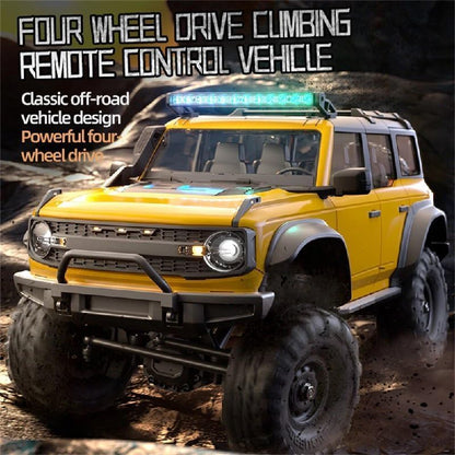 HB Toys Apex 4WD RC Off-Road Truck R1601 1:16 Scale 2.4GHz Remote Control Rock Crawler | Yellow Edition