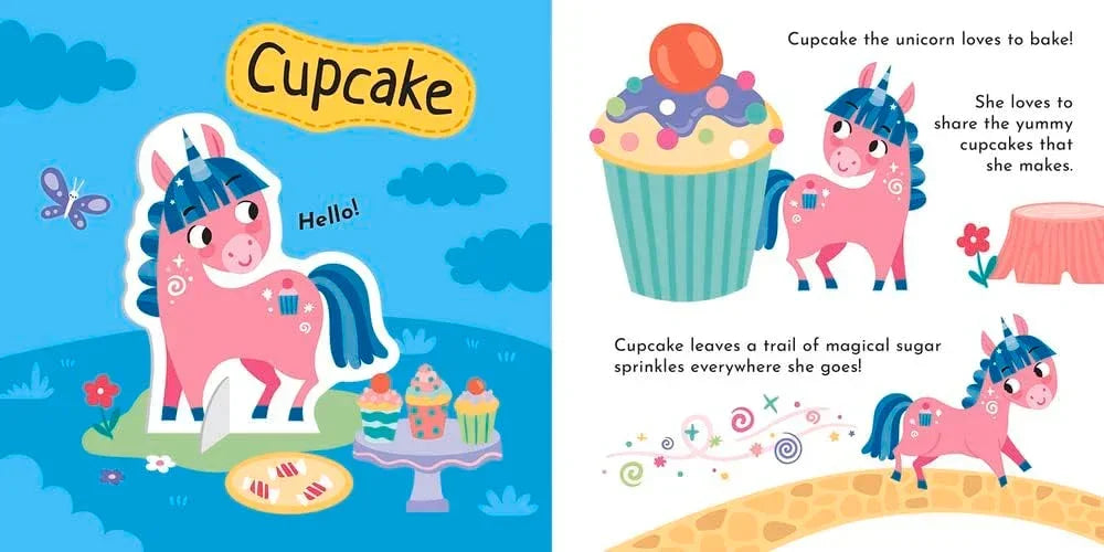 Build & Play Unicorns Book and Play Set | 28 Cardboard Models + 32-Page Activity Book + Double-Sided Play Mat