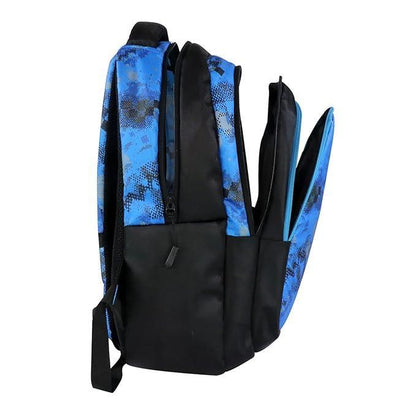 Mike School Bags Trio Backpack – 17L | Stylish & Spacious Blue Backpack - Jaiman Toys