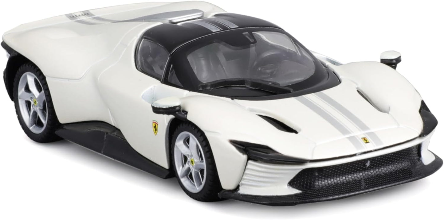 Bburago 1:43 Ferrari Daytona SP3 Diecast Model Car – Collectible Scale Car with Display Base