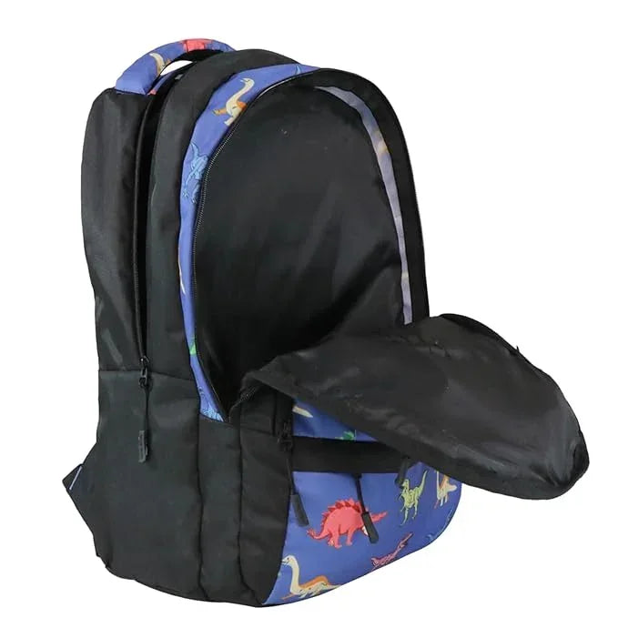 Mike Rage Dino School Bags – 18L | Fun & Durable Blue Backpack for Kids - Jaiman Toys
