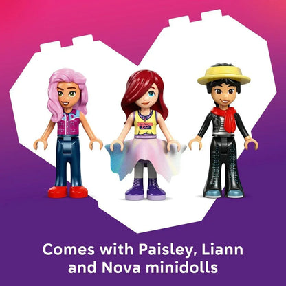 LEGO Friends 42685 Heartlake City Fashion Show - Dress-Up Toy w/ 3 Mini Dolls, a Catwalk, Customisable Outfits incl. Skirt, Coat, Hats & Accessories - Creative Gift for 7+ Year Old Girls