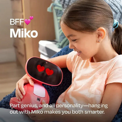 Miko 3: AI-Powered Smart Robot for Kids | Interactive Robot with Coding apps (Red) - Jaiman Toys