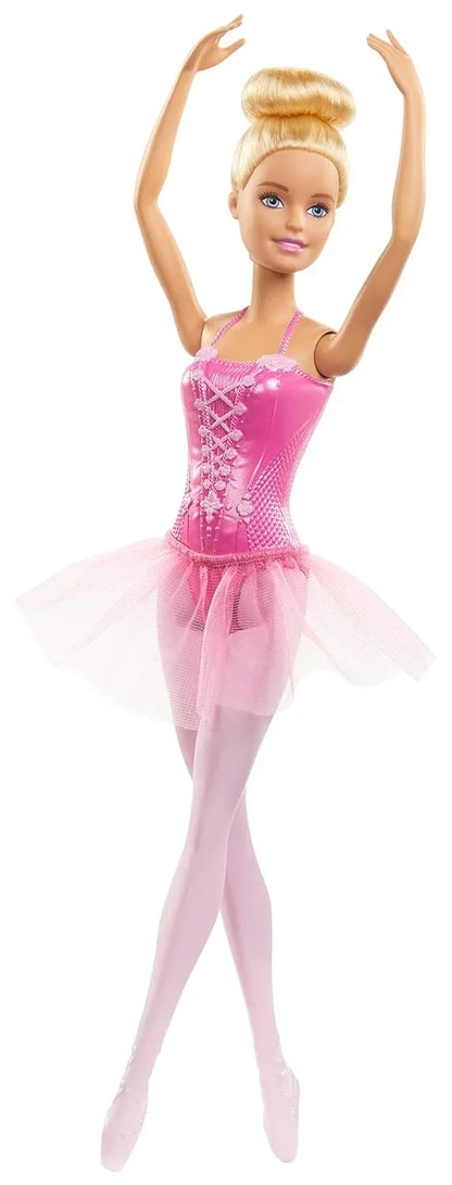 Barbie Ballerina Doll with Ballerina Outfit, Tutu, Sculpted Toe Shoes and Ballet-Posed Arms for Ages 3 and Up - Jaiman Toys