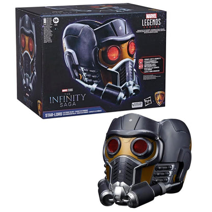 Hasbro Marvel Legends Star-Lord Electronic Helmet 1:1 Scale | Guardians of the Galaxy | Light & Sound