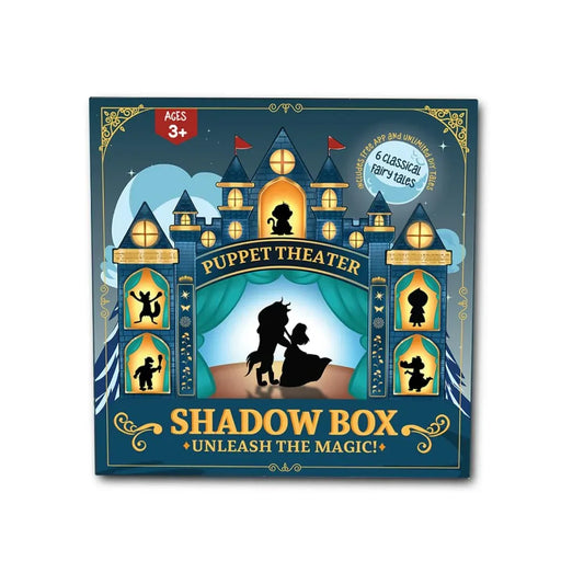 iO Tales Magical Shadow Puppetry Theater – 6 Fairy Tales, 30+ Puppets, Narration & Music (Ages 3–8) - Jaiman Toys