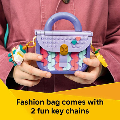 LEGO 31391 Creator 3-in-1 Fashion Bag with Charms Building Set | 272 Pieces | Buildable Handbag, Shoulder Bag & Flower Pot