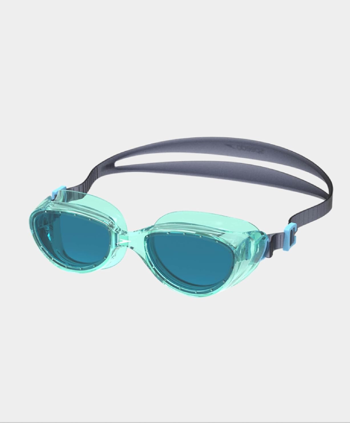 Speedo Futura Classic Smoke Lens Swim Goggles – Unisex Adult Anti-Fog UV Protection Swimming Goggles with Adjustable Strap