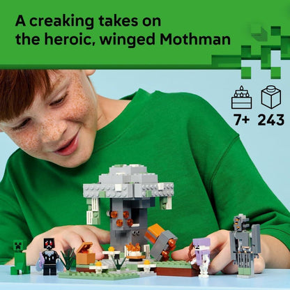 LEGO 21586 Minecraft The Pale Garden Toy - Miniature Biome w/Creaking Minifigure & Mothman, Creeper & Skeleton Mobs Figures - Gamer Gift for 7+ Year Old Boys & Girls