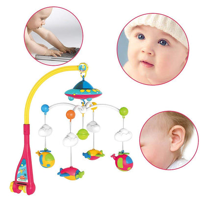 Huanger Dreamful Mobile Baby Crib Mobile – Musical Rotating Cot Mobile with Hanging Toys (0+ Months)