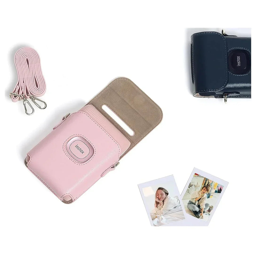 Fujifilm Instax Mini Link 2 Smartphone Printers Protective PU Leather Case Cover - Pink - Jaiman Toys