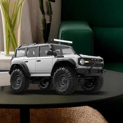 HB Toys Apex 4WD RC Off-Road Truck R1603 1:16 Scale 2.4GHz Remote Control Rock Crawler | Gray Edition