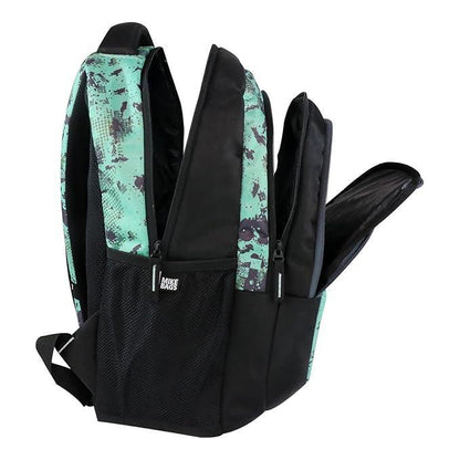 Mike School Bags Trio Backpack – 17L | Stylish & Spacious Sea Green Backpack - Jaiman Toys