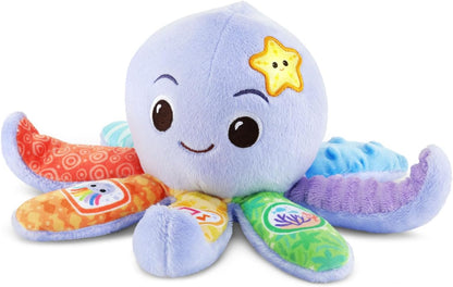 VTech Baby Snuggles the Octopus Musical Plush Toy | Soft Sensory Learning Toy for Babies with Lights, Sounds & Songs