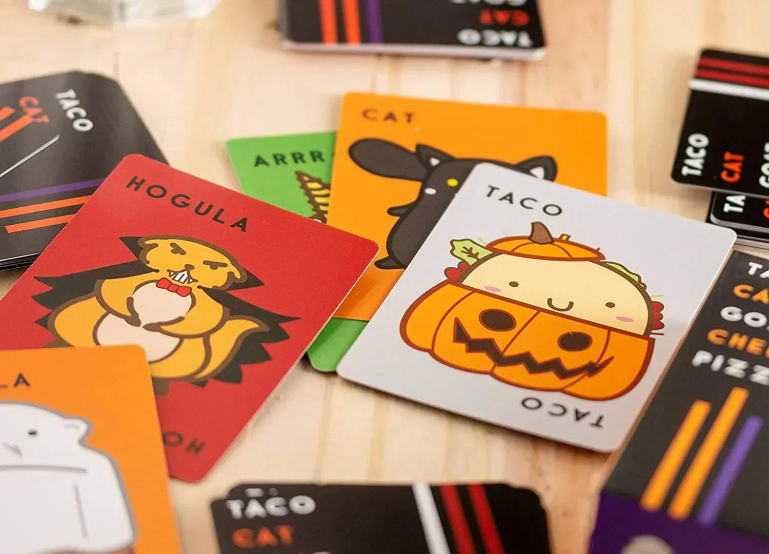 Taco Cat Goat Cheese Pizza Halloween Edition Board Game - Jaiman Toys