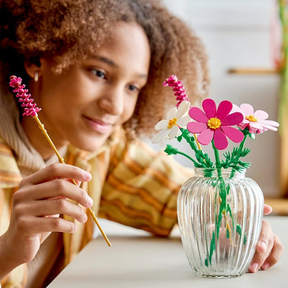 LEGO 11514 Botanicals Cosmos Flowers Building Set | 171 Pieces | Decorative Floral Display for Home & Office