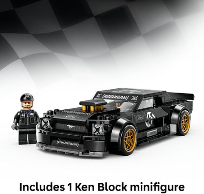 LEGO 77262 Speed Champions Ken Block's 1965 Ford Mustang Hoonicorn RTR V1 Building Set | 345 Pieces | Collectible Drift Car