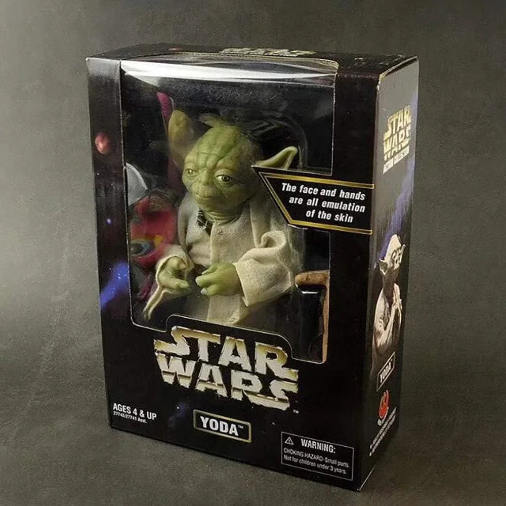 Star Wars Yoda action figure collectible in box, suitable for ages 4 and up