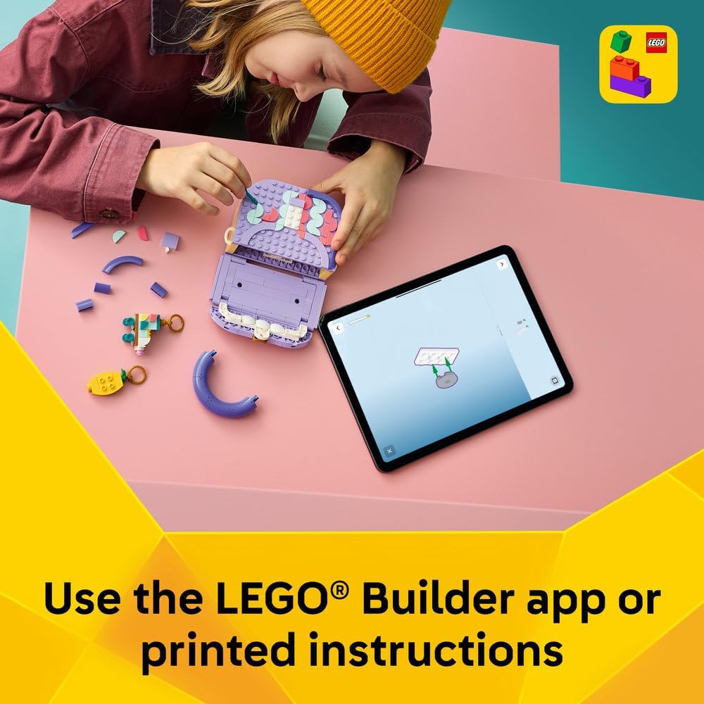 LEGO 31391 Creator 3-in-1 Fashion Bag with Charms Building Set | 272 Pieces | Buildable Handbag, Shoulder Bag & Flower Pot