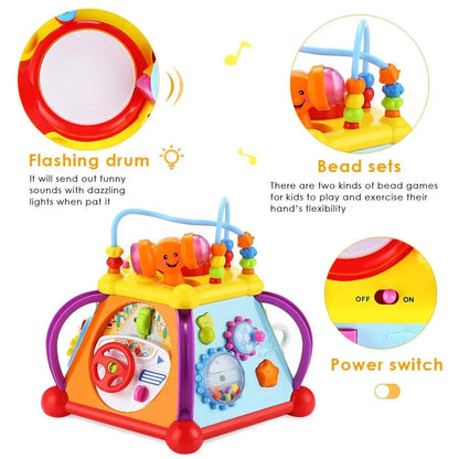 Hola 806 Baby Cube Play Center Toy with 15 Dynamic Games - Jaiman Toys