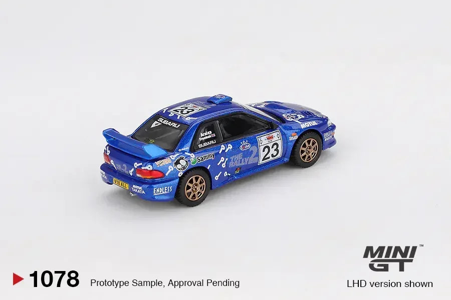 MINI GT 1:64 (Blister) Subaru Impreza WRC99 #23 2000 Acropolis Rally