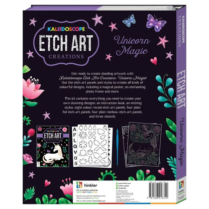 Kaleidoscope Etch Art Creations: Unicorn Magic - Jaiman Toys
