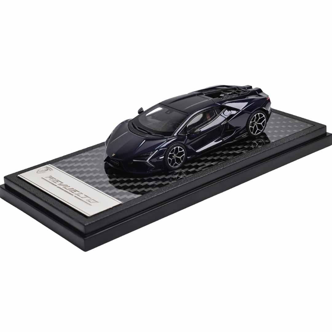 LCD 1:64 Models Lamborghini Revuelto Die-Cast Model Car | Premium Collectible Display Edition - Dark Blue Metallic