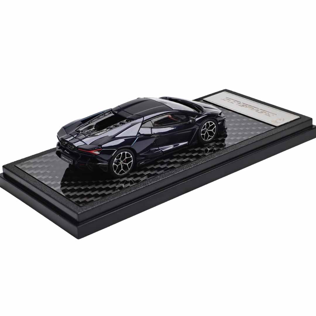 LCD 1:64 Models Lamborghini Revuelto Die-Cast Model Car | Premium Collectible Display Edition - Dark Blue Metallic
