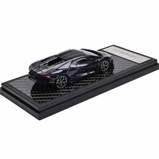 LCD 1:64 Models Lamborghini Revuelto Die-Cast Model Car | Premium Collectible Display Edition - Dark Blue Metallic