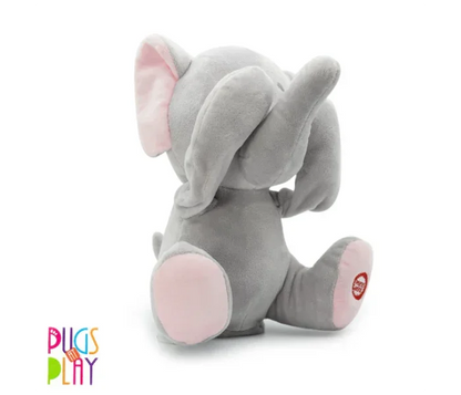 Peek-A-Boo Manny Elephant – Interactive Musical Plush Toy for Toddlers
