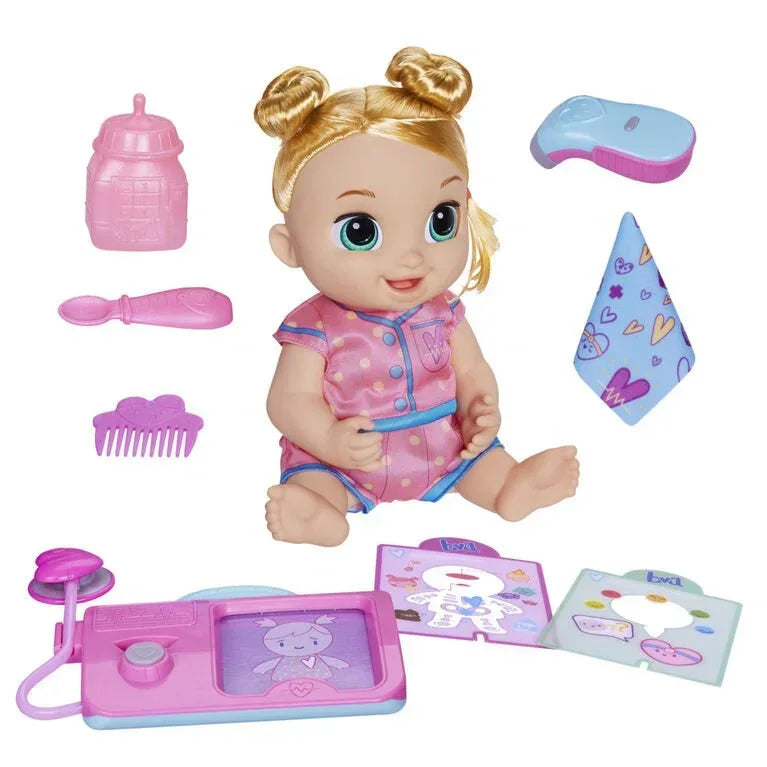 Baby Alive Lulu Achoo Doll, 12-Inch Interactive Doctor Play Toy Set with Lights and Sound - Jaiman Toys