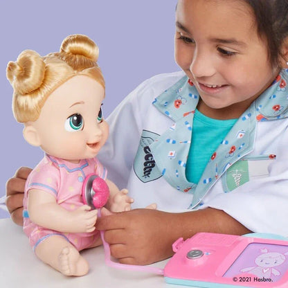 Baby Alive Lulu Achoo Doll, 12-Inch Interactive Doctor Play Toy Set with Lights and Sound - Jaiman Toys