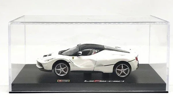 Bburago - 1/43 Scale Model La Ferrari - Signature Series Sports Car Model (White) Age 14+ - Jaiman Toys