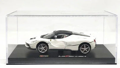 Bburago - 1/43 Scale Model La Ferrari - Signature Series Sports Car Model (White) Age 14+ - Jaiman Toys