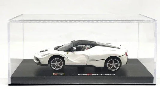 Bburago - 1/43 Scale Model La Ferrari - Signature Series Sports Car Model (White) Age 14+ - Jaiman Toys