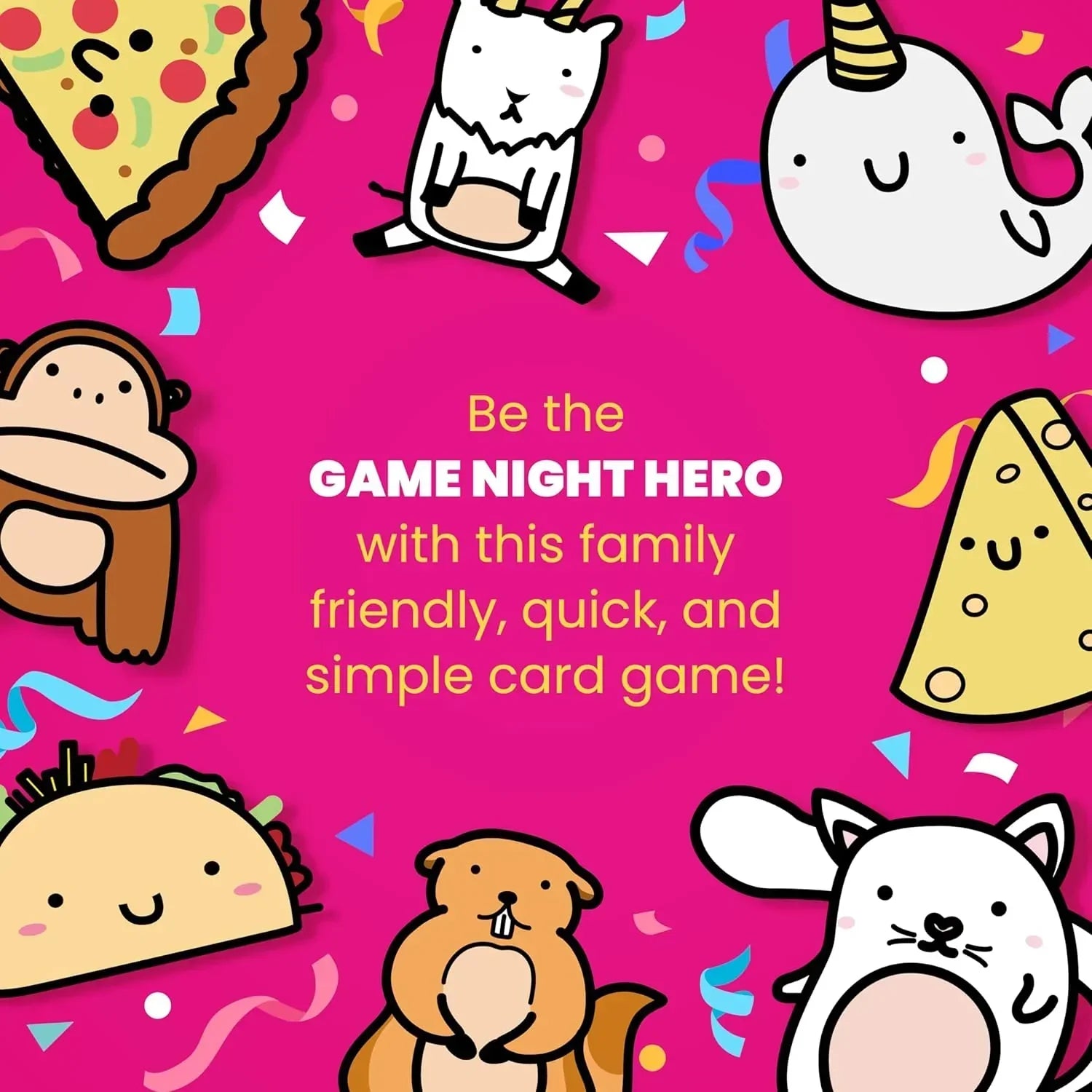 Taco Cat Goat Cheese Pizza Card Game - Jaiman Toys